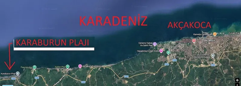 Karaburun Plajı Düzce