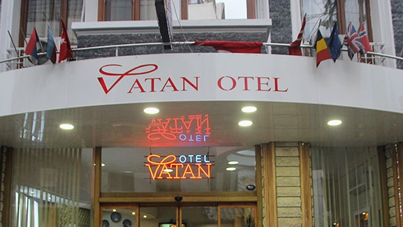 İzmir Vatan Otel Plajı'nın Panoramik Görünümü